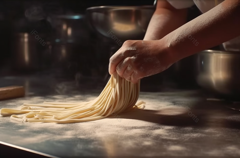 实拍正在做拉面手擀面的甩面场景,高清,摄影图,摄影图片,图片大全,摄影图免费下载